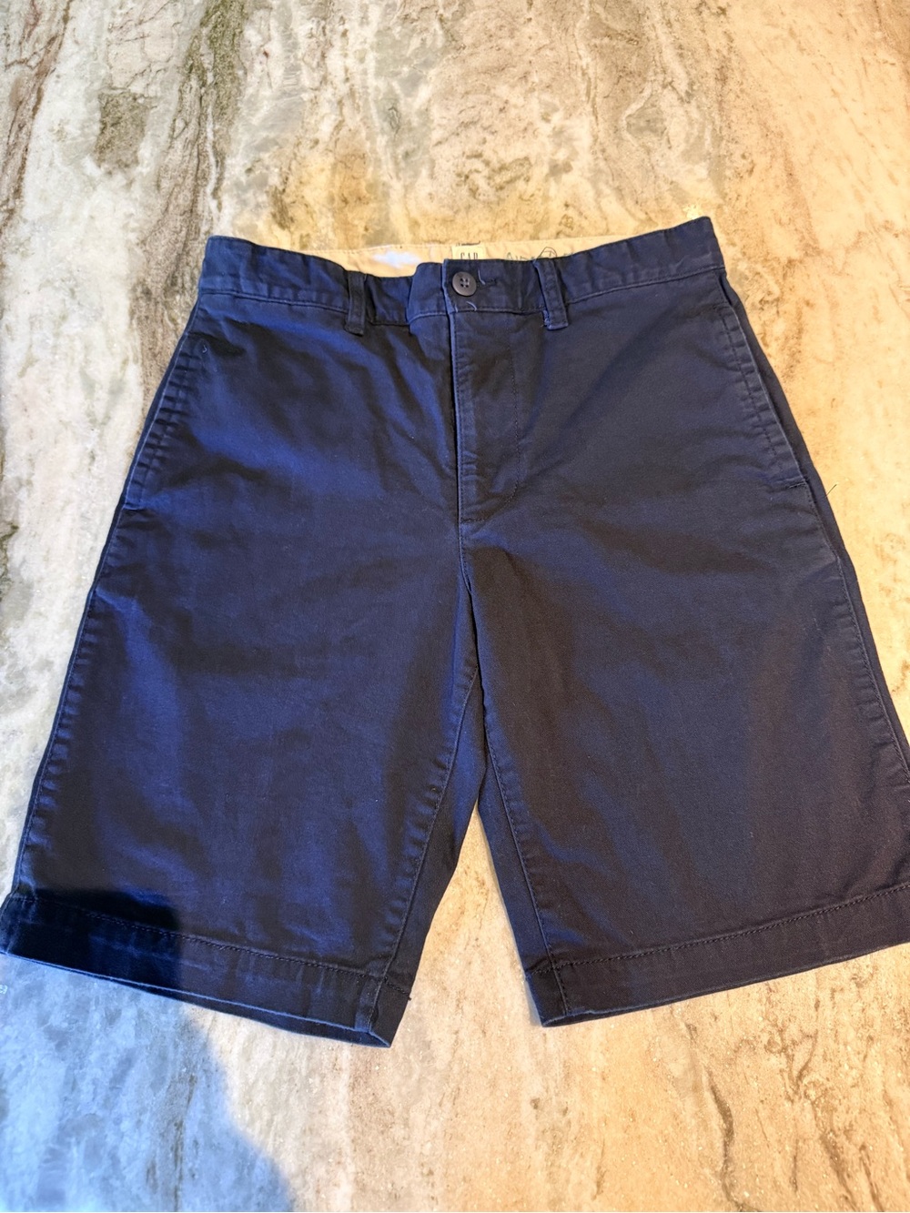 GAP Navy Boys' Straight Chino Shorts